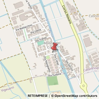 Mappa Via Naviglietto, 4, 27023 Cassolnovo, Pavia (Lombardia)