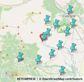 Mappa Via Gioberti, 10084 Forno Canavese TO, Italia (4.34857)