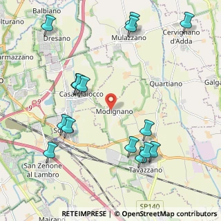 Mappa Via XX Settembre, 26838 Tavazzano con Villavesco LO, Italia (2.466)