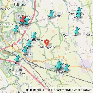 Mappa Via XX Settembre, 26838 Tavazzano con Villavesco LO, Italia (2.77059)