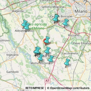Mappa Via Giovanni Falcone, 20088 Rosate MI, Italia (7.17615)
