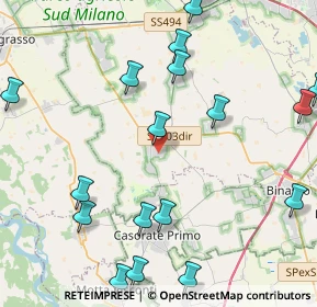 Mappa Via Giovanni Falcone, 20088 Rosate MI, Italia (5.759)