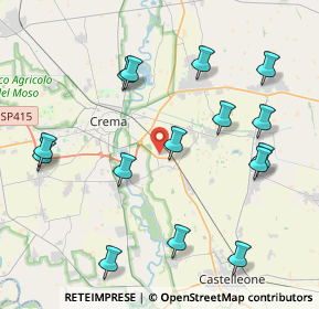 Mappa Via Bottesini, 26020 Madignano CR, Italia (4.554)