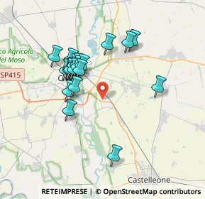 Mappa Via Bottesini, 26020 Madignano CR, Italia (3.282)