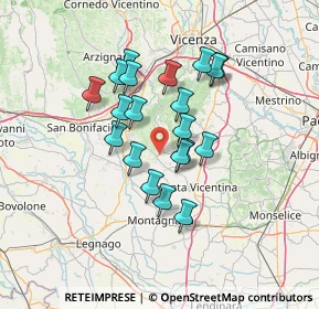 Mappa Via Cesare Caliari, 36040 Orgiano VI, Italia (11.0735)