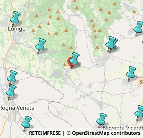 Mappa Via Cesare Caliari, 36040 Orgiano VI, Italia (6.585)