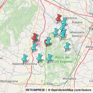 Mappa Via Bagnara Bassa, 35030 Vo PD, Italia (6.39714)