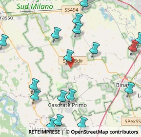 Mappa Via Sandro Pertini, 20088 Rosate MI, Italia (5.734)