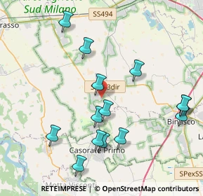 Mappa Via Sandro Pertini, 20088 Rosate MI, Italia (4.26286)