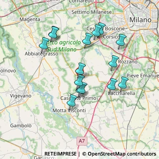 Mappa Via Sandro Pertini, 20088 Rosate MI, Italia (7.166)