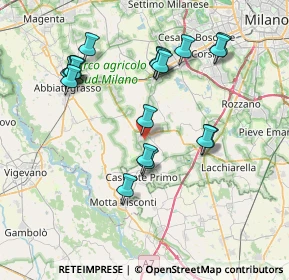 Mappa Via Sandro Pertini, 20088 Rosate MI, Italia (7.71833)