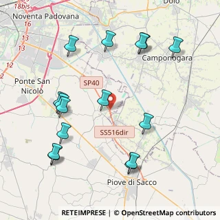 Mappa SP dei Vivai, 35020 Sant'Angelo di Piove di Sacco PD, Italia (4.66267)