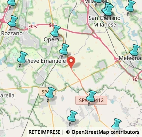 Mappa SP ex Strada Statale 412 della Val Tidone, 20085 Carpiano MI (6.26333)