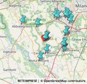 Mappa Via Giacomo Leopardi, 20088 Rosate MI, Italia (7.23778)