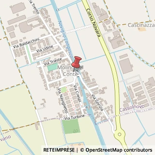 Mappa Via Gorizia,  1, 27023 Cassolnovo, Pavia (Lombardia)