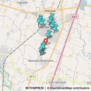 Mappa Via Cremona, 25025 Brescia BS, Italia (1.42286)