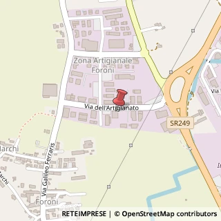 Mappa Via dell'Artigianato, 34, 37067 Valeggio sul Mincio, Verona (Veneto)