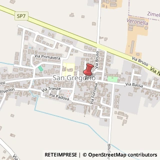 Mappa Piazza San Gregorio, 45, 37040 Veronella, Verona (Veneto)