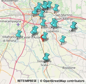 Mappa SS 12, 37060 Buttapietra VR, Italia (8.1265)