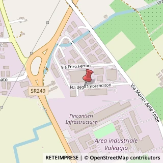 Mappa Via degli imprenditori, 14, 37067 Valeggio sul Mincio, Verona (Veneto)
