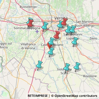 Mappa Via Palestro, 37068 Vigasio VR, Italia (7.515)