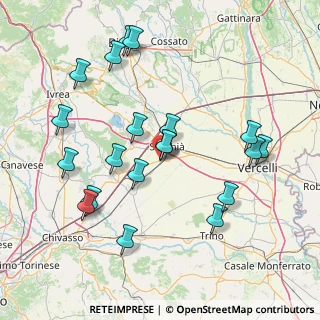 Mappa SS 11, 13049 Tronzano vercellese VC (16.2775)