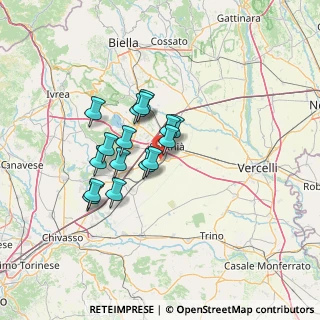 Mappa SS 11, 13049 Tronzano vercellese VC (10.09875)