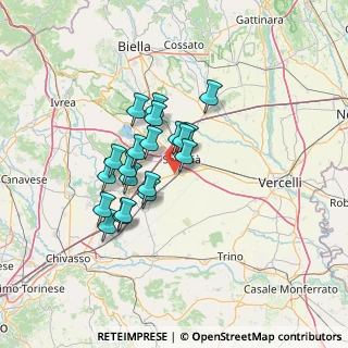 Mappa SS 11, 13049 Tronzano vercellese VC (10.3225)