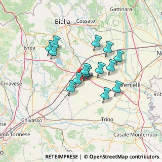 Mappa SS 11, 13049 Tronzano vercellese VC (10.576)