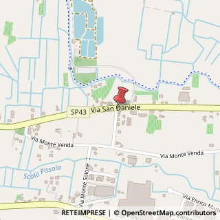 Mappa Via Monte Venda, 34, 35038 Torreglia, Padova (Veneto)