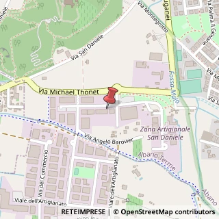 Mappa Via A. Brustolon, 8, 35031 Abano Terme, Padova (Veneto)
