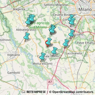 Mappa Via Alessandro Volta, 20088 Rosate MI, Italia (7.48067)