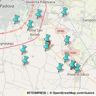Mappa Via F.Giacomello, 35020 Legnaro PD, Italia (4.68643)