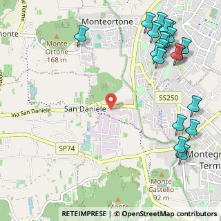 Mappa Piazza Artigianato, 35031 Abano Terme PD, Italia (1.529)