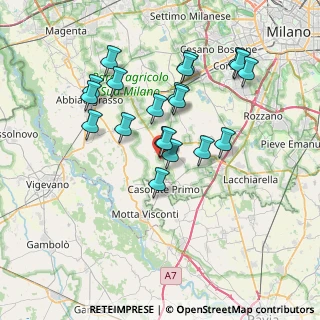 Mappa Via Bezzera Luigi, 20088 Rosate MI, Italia (6.673)