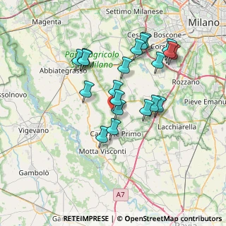 Mappa Via Bezzera Luigi, 20088 Rosate MI, Italia (6.713)