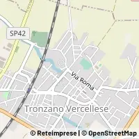 Mapa Tronzano Vercellese