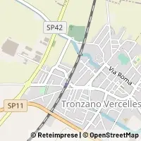 Kaart Tronzano Vercellese