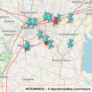 Mappa Via del Donatore di Sangue, 35020 Legnaro PD, Italia (7.44615)