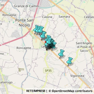 Mappa Via del Donatore di Sangue, 35020 Legnaro PD, Italia (0.6595)