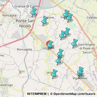 Mappa Via del Donatore di Sangue, 35020 Legnaro PD, Italia (2.26385)