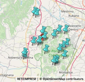 Mappa Via XXVIII Aprile, 35030 Vo PD, Italia (6.748)