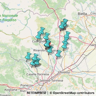 Mappa Strada Vecchia di Rivarolo, 10080 Ozegna TO, Italia (11.5115)