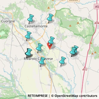 Mappa Strada Vecchia di Rivarolo, 10080 Ozegna TO, Italia (3.77385)