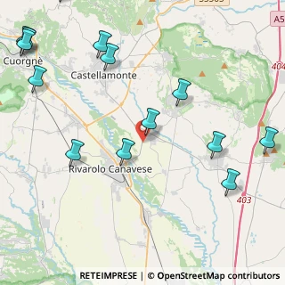 Mappa Strada Vecchia di Rivarolo, 10080 Ozegna TO, Italia (5.86929)