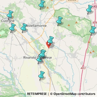 Mappa Strada Vecchia di Rivarolo, 10080 Ozegna TO, Italia (5.34917)