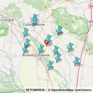 Mappa Strada Vecchia di Rivarolo, 10080 Ozegna TO, Italia (3.64786)