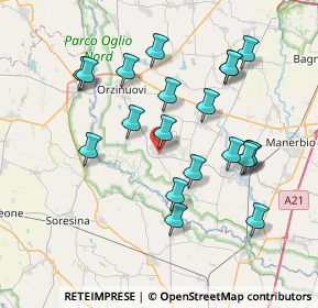 Mappa Via Bodini, 25022 Borgo San Giacomo BS, Italia (7.4475)