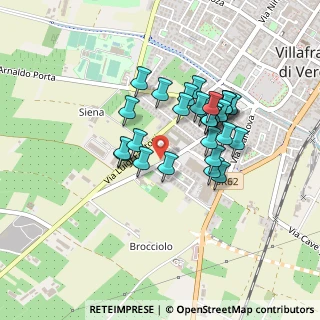 Mappa Strada Comunale Rosegaferro Quaderni, 37069 Villafranca di Verona VR, Italia (0.35357)