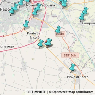 Mappa Via G. Puccini, 35020 Legnaro PD, Italia (6.4445)